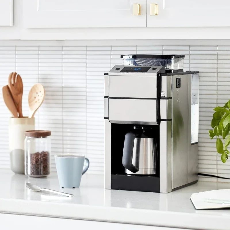 

488.05 Team Pro Plus Thermal Carafe Coffee Maker, One Size, Silver, 10 Cup