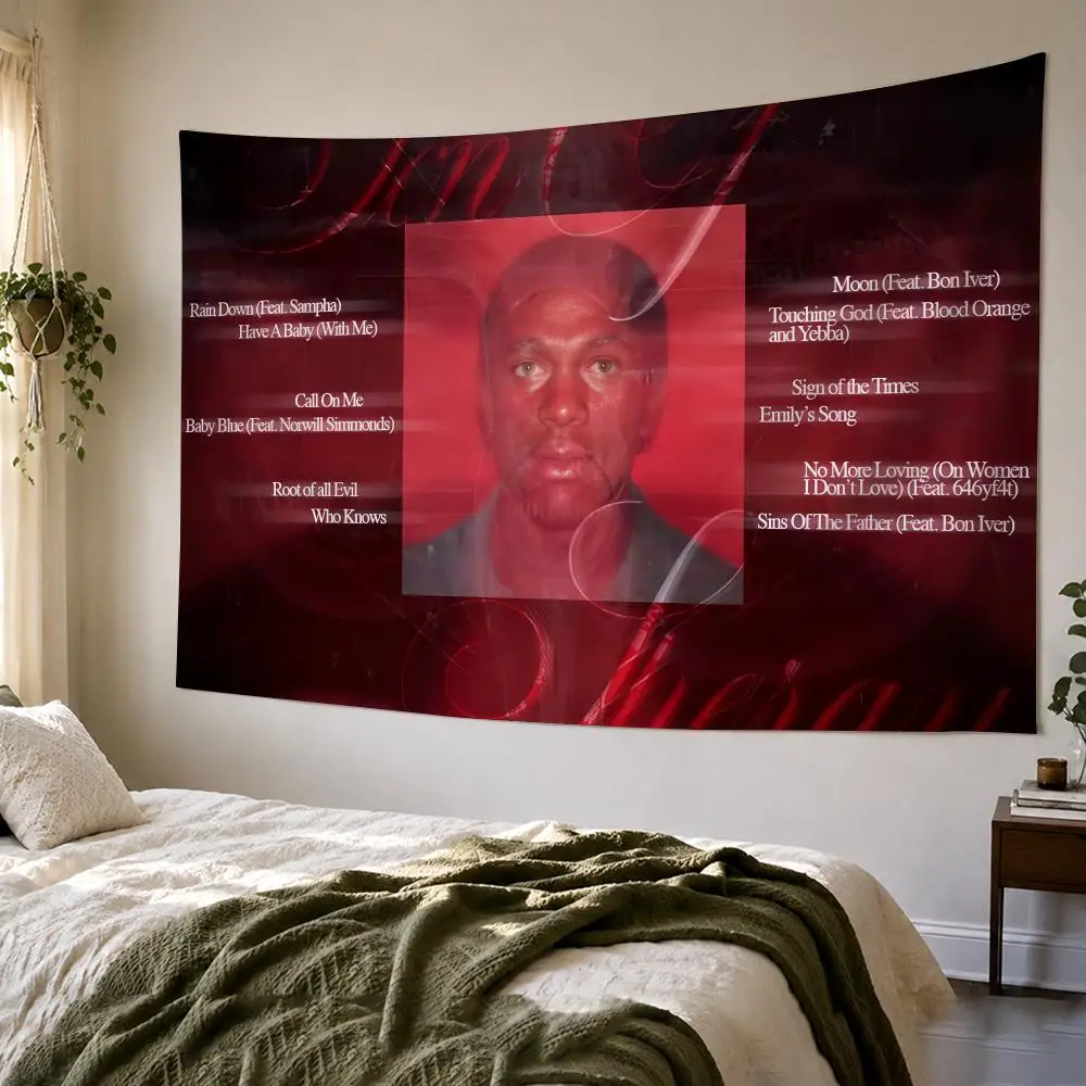 D-Daniel Caesar Hip-hop rapper Tapestry Bedroom Living Room Bar Party House Home Dorm Interior Wall Decor Background Banner