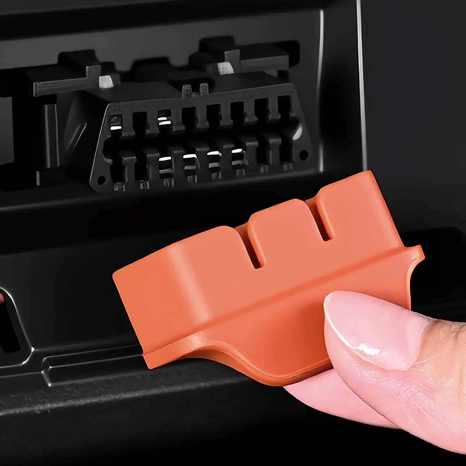 Osłona OBD, zabezpieczenie przed kurzem, ochraniacz złącza interfejsu do Cargo, wózków golfowych, sedanów, ciężarówek, SUV-ów, vana, kampera, pojazdów samochodowych