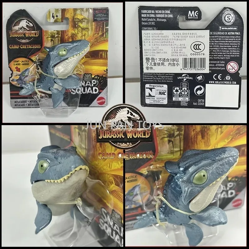 Original Jurassic World Snap Squad Indominus Rex Mosasaurus