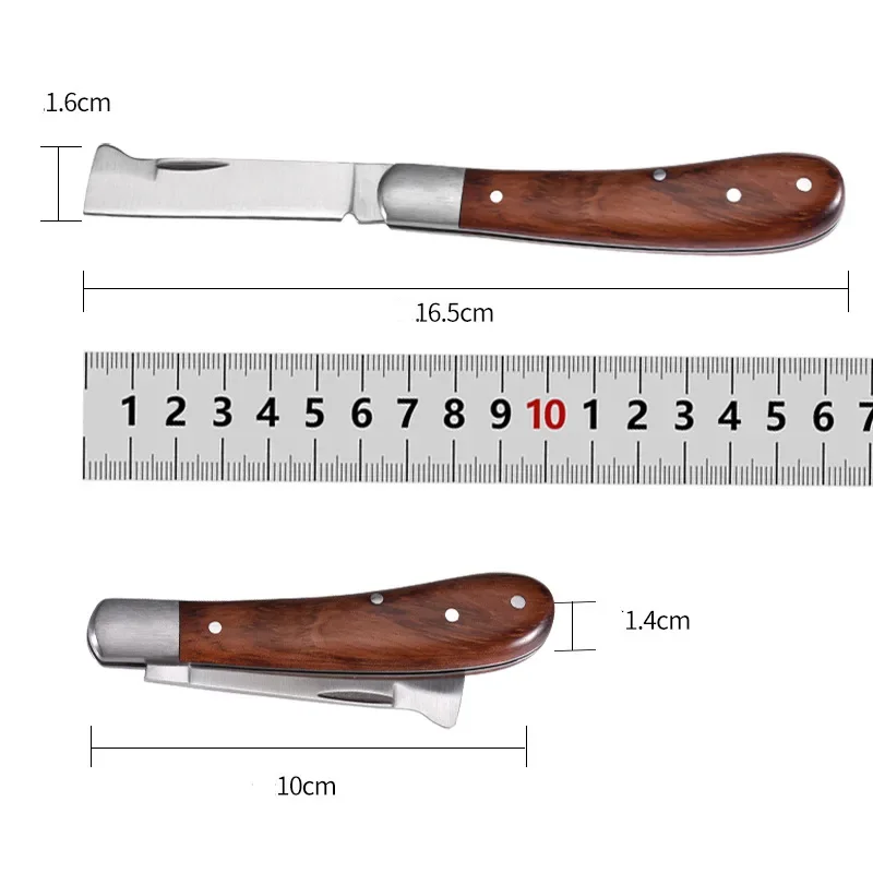 Falt pfropf messer Pfropf werkzeuge Pfropf messer profession eller Garten Obstbaum Pfropf schneider Holzgriff messer