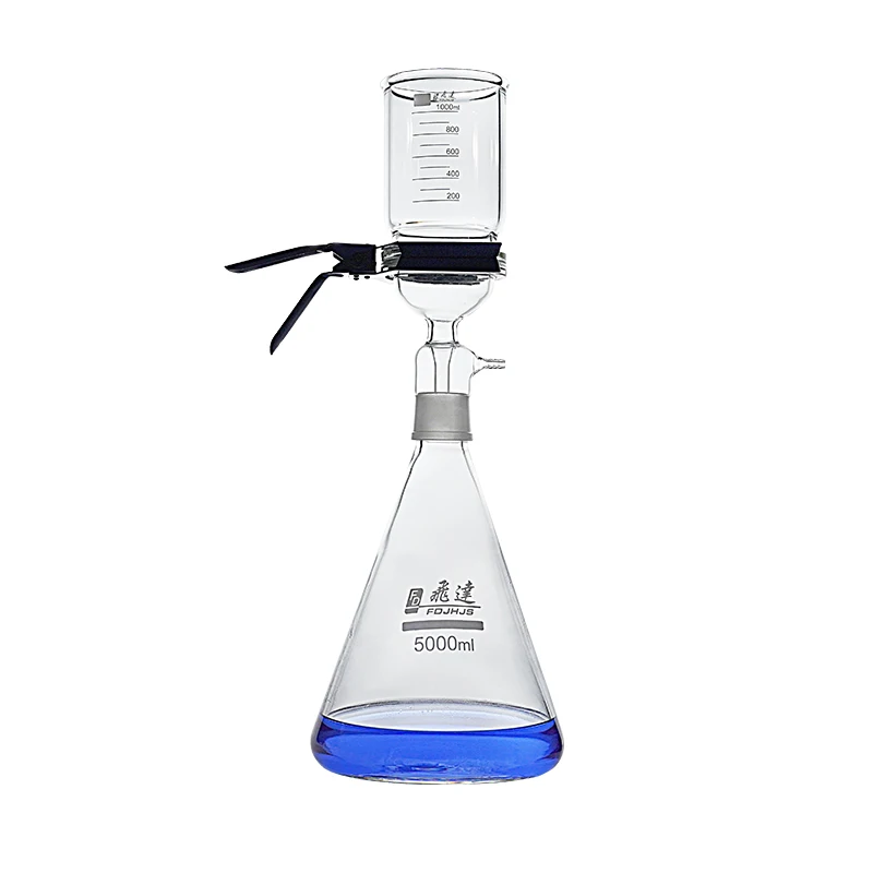 Chemical Laboratory Analysis Glass Solvent Vacuum Filtration Vacuum Filtration Kit Sintered Glass Frit