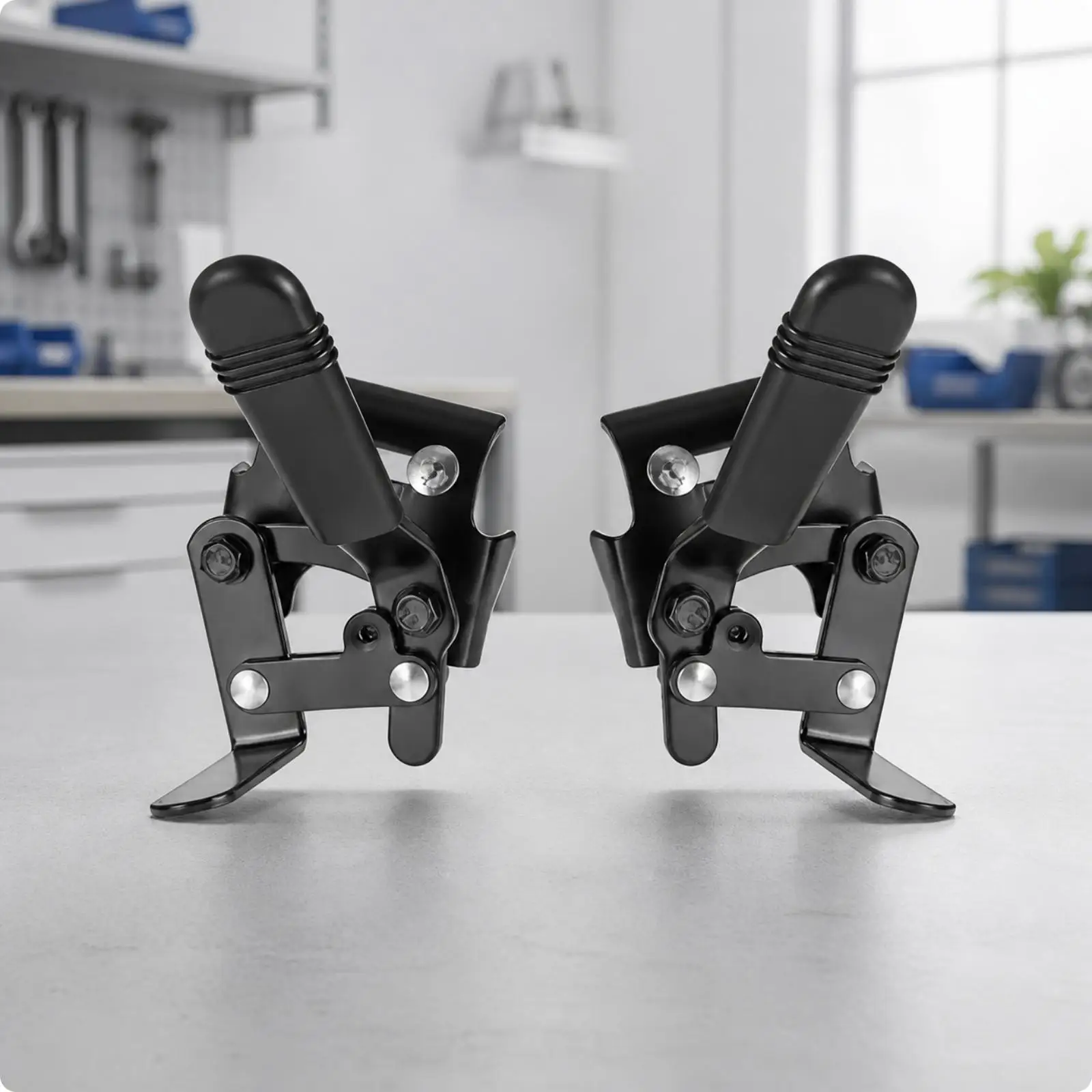 Flat-Mount Brake with Short Hand Lever Manual Electric Mechanical Brake Comfortable Grip for Everyday Mobility Equipment Use