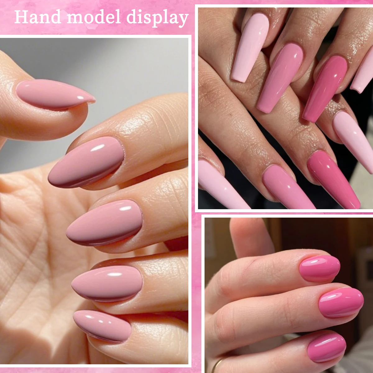 10 pièces de vernis à ongles gel de couleur unie pour une longue brillance de couleur pure, adapté à un usage domestique et en salon, gel semi-permanent à tremper.