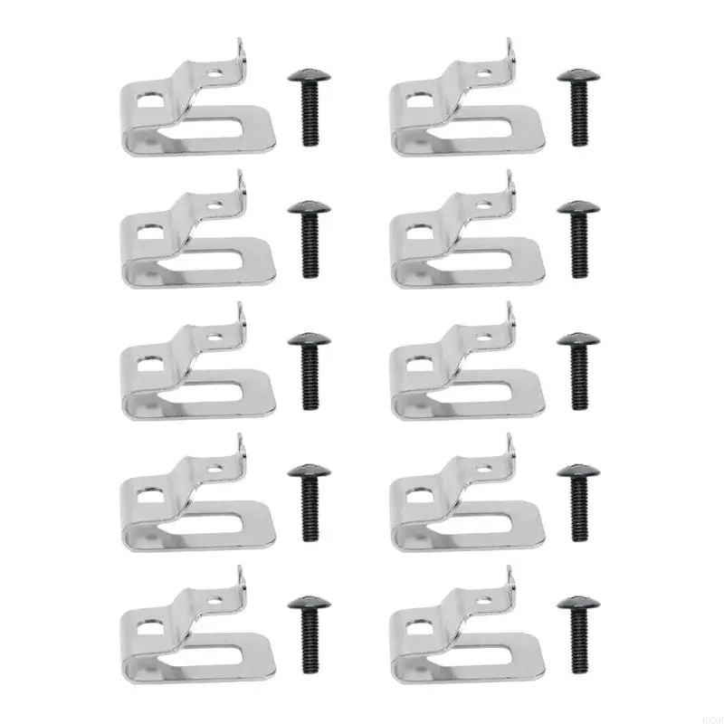 10Pcs Metal Drill Clip Holders Produced for 20V Largest Power Tool Systems 0XXB