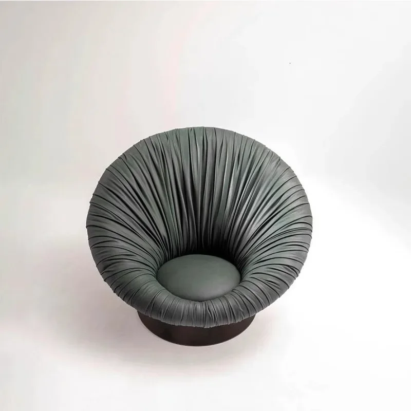 Leisure chair living room home FRP designer leather art hotel negotiation single chair