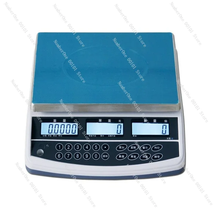 Electronic counting scale QHC table scale JSC-QHC-3 +/6/15/30 kg * 0.1g industrial serial port