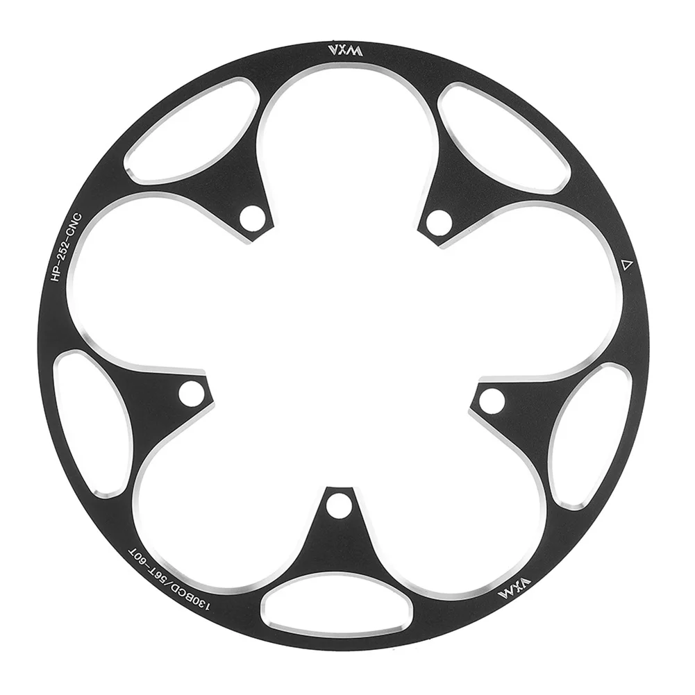 Cycling Road 130BCD Bicycle Chain Wheel Guards 50T-54T 56T-60T Sprocket Protection Cover Crank Plate Cover Aluminum Alloy