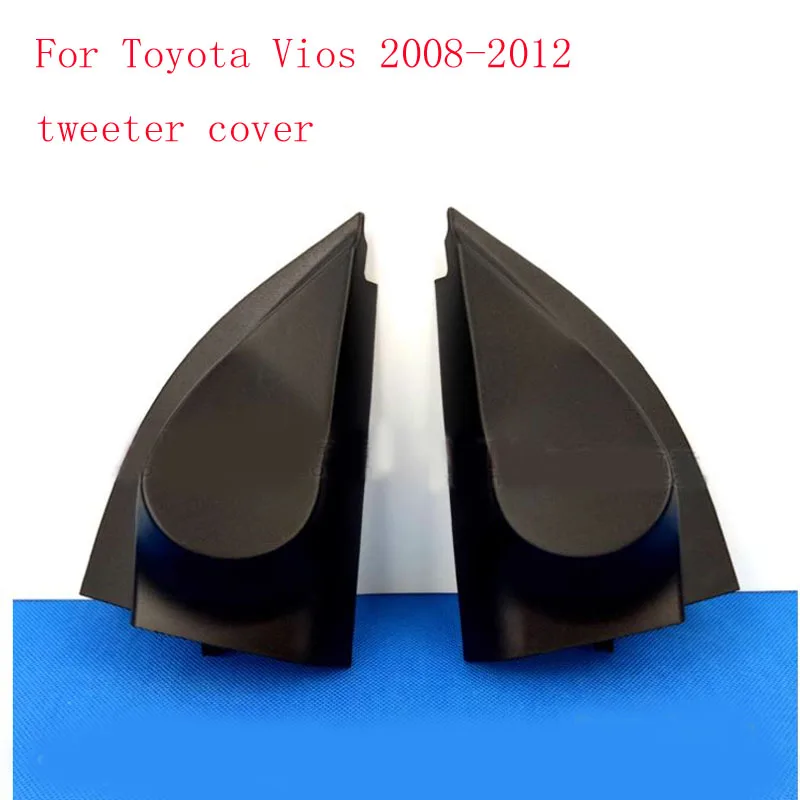 

Car Door Panel Audio Horn Cover Tweeter Triple-Cornered Speaker Loudspeaker Cover Trim for Toyota Vios 2008-2012