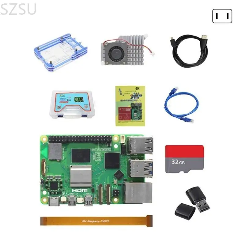 

Официальная компьютерная материнская плата SZSU для одноплатной платы управления компьютером RPI5 4 ГБ 8 ГБ