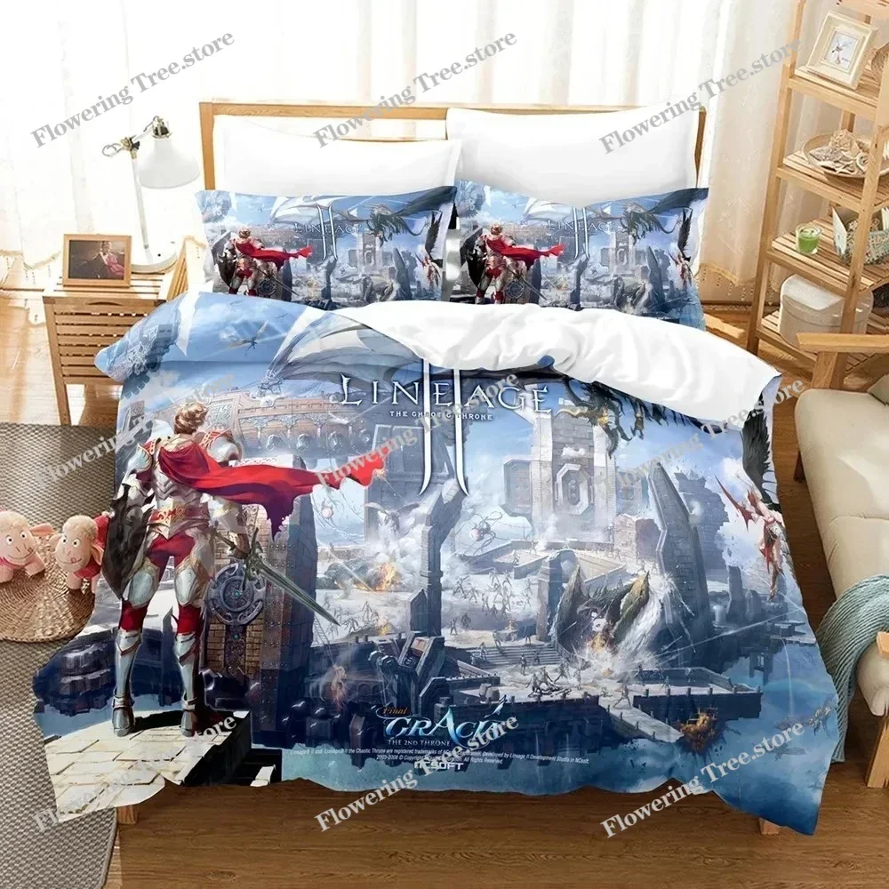 3D Printed Lineage Bedding Set The Chaotic Throne Duvet Cover Double Twin Full Queen King Adult Boys Bedclothes Quilt Cover029