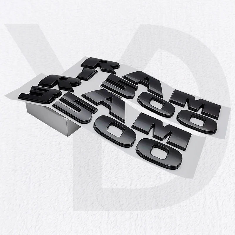 ABS Car Fender Emblem Stickers for Dodge RAM1500 RAM2500 RAM3500 RAM 1500 2500 3500 Logo Rear Trunk Badge Decals Accessories - view 5