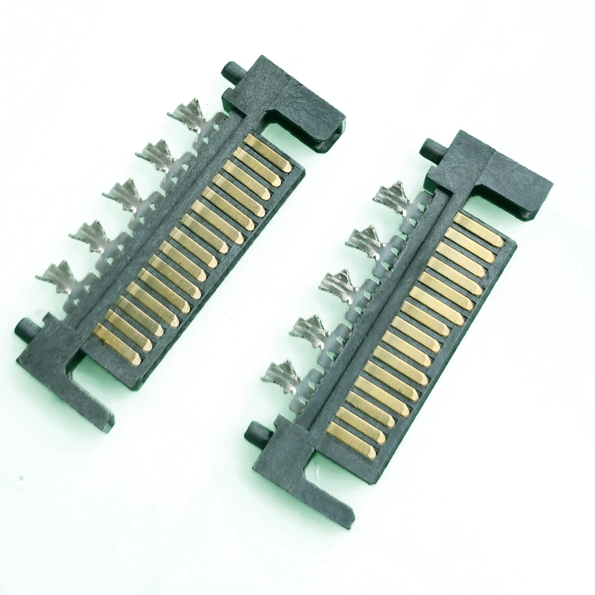10pcs/lot 15pin SATA male soldering plug socket jack connector PC computer MOD DIY