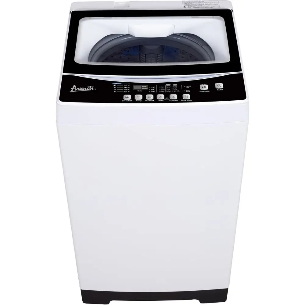 

STW16D0W Portable Washing hine 1.7 Cu. t. acity, Top Loading with Hot and Cold Water Inlets, 6 Cycles, Compact or Aparents Dorms