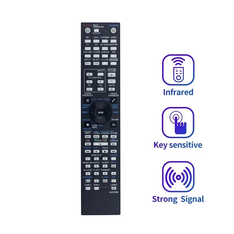 AA60-Sostituisci il telecomando AXD7591 per il ricevitore AV audio Pioneer AXD7591 Telecomando VSX-33 SC-35 VSX-32