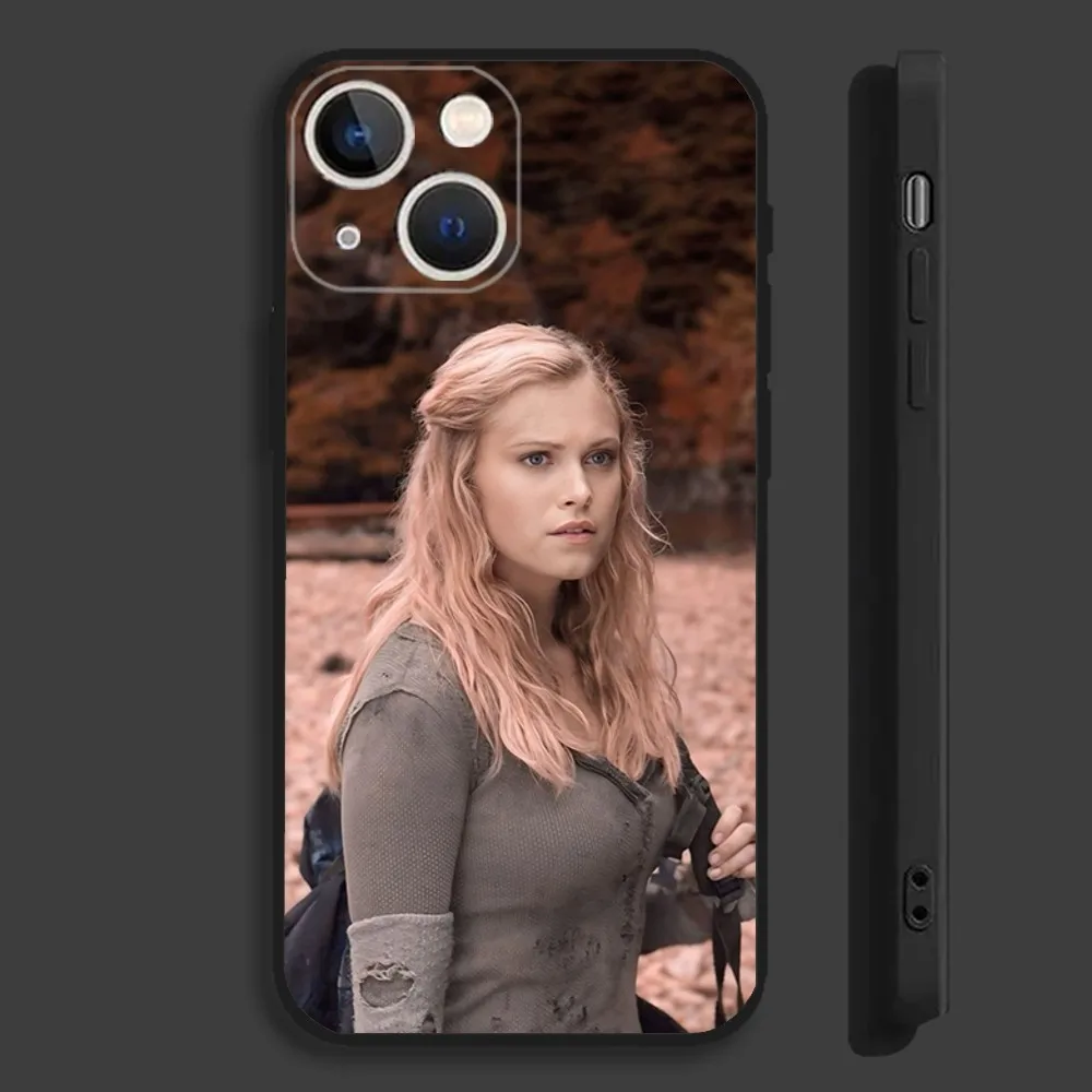 Clarke Griffin the 100 Phone Case For iPhone 16,15,14,13,12,11,Pro,Max,Plus,Mini,X,XS,XR,8,7,6,S,SE Soft Black Case