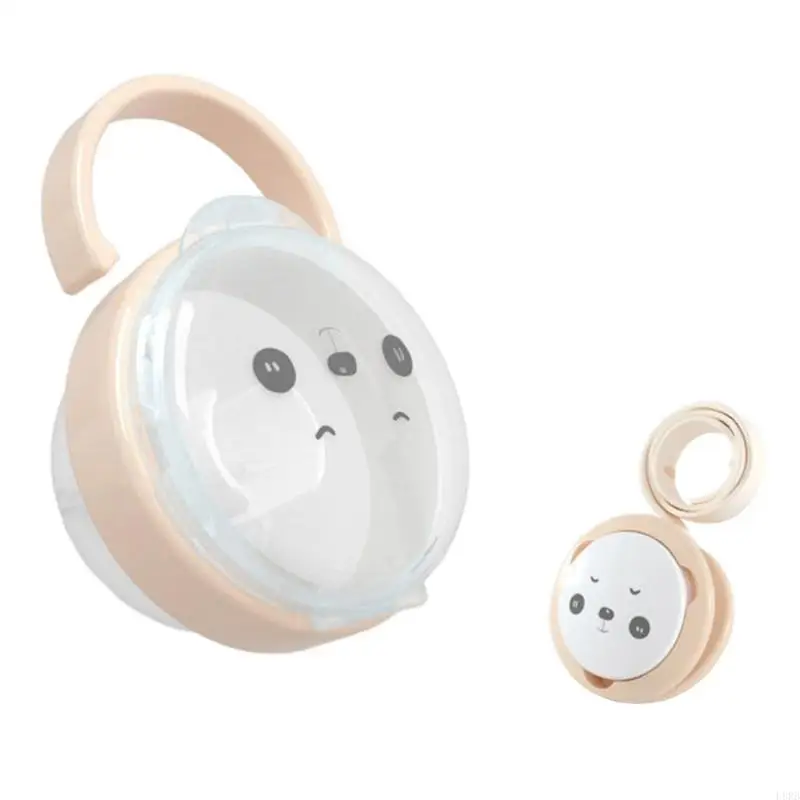 

Silicone Dummy Chain Fastened Strap for Baby Pacifiers Newborn Teether Case Nipple Holder Nursing Accessories L8RB