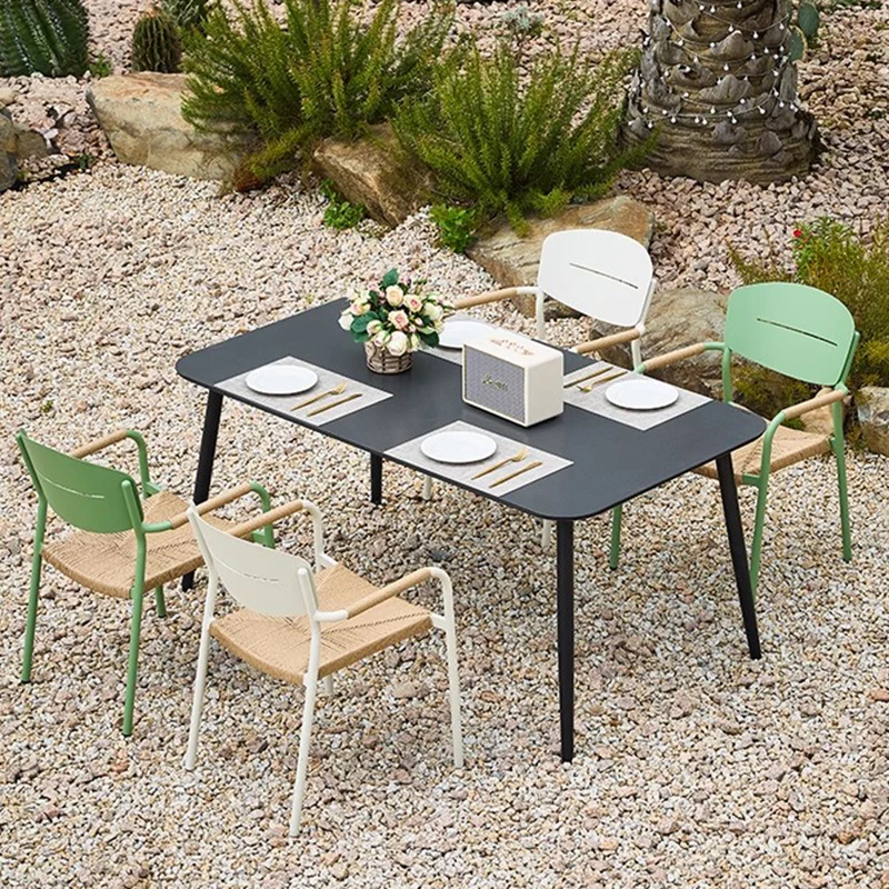 ชุดเฟอร์นิเจอร์สวนดีไซน์หรูหราสำหรับร้านอาหารเคลื่อนที่ ห้องทำงาน ชุดเฟอร์นิเจอร์สวนทันสมัยสุดหรู เฟอร์นิเจอร์บ้านคุณภาพสูง