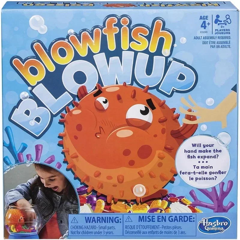 

Hasbro Figure Blowfish Blowup Game Family Parent-child Games