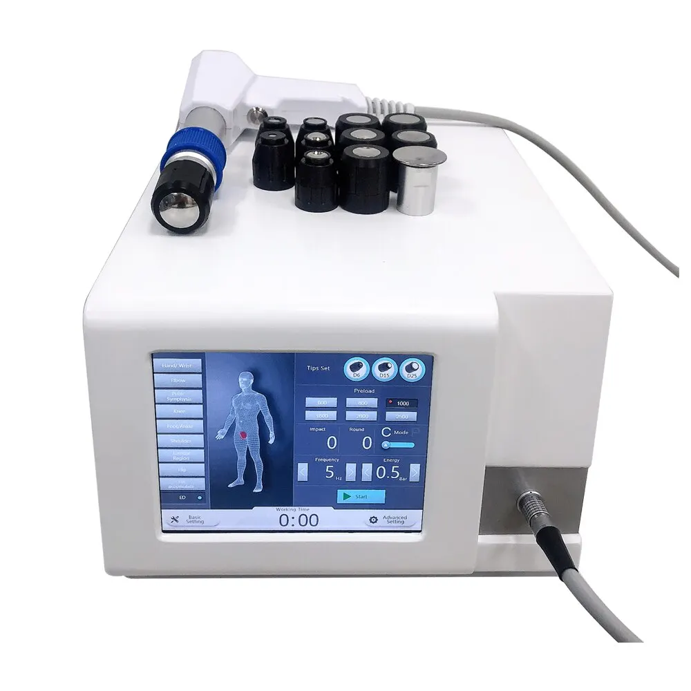 Air pressure shock wave therapy extracorporeal physical treatment shockwave equipment ed shock wave machine salon and home use