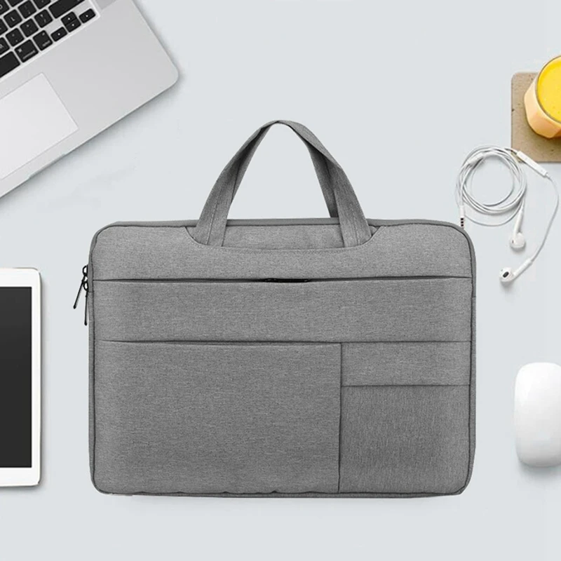 15.6 นิ้วกระเป๋าถือกระเป๋าแล็ปท็อป Multi-Functional Storage กระเป๋าถือโน๊ตบุ๊คธุรกิจสําหรับ Xiaomi Air กระเป๋าแล็ปท็อป