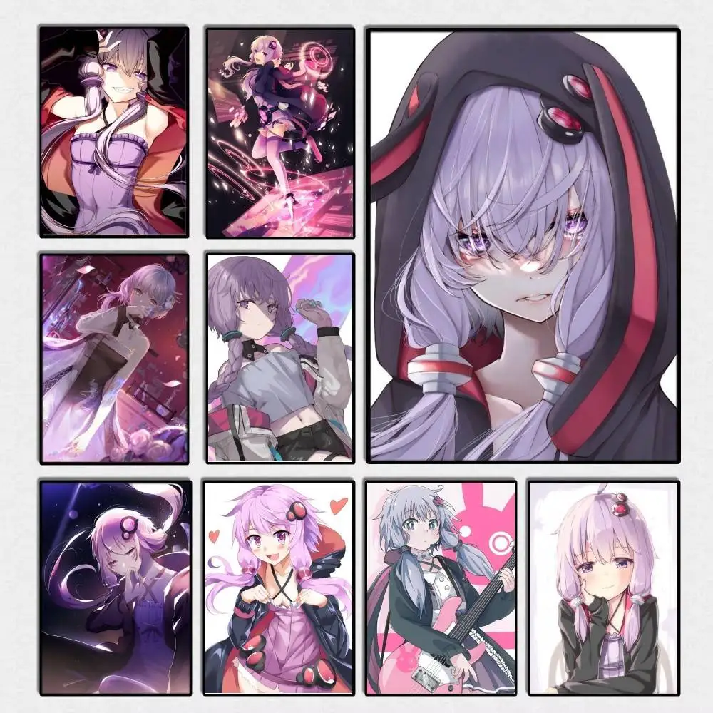 posteres-de-anime-girl-yuzuki-yukari-v-vocaloid-adesivo-de-parede-elegante-para-decoracao-de-sala-de-estar-e-bar