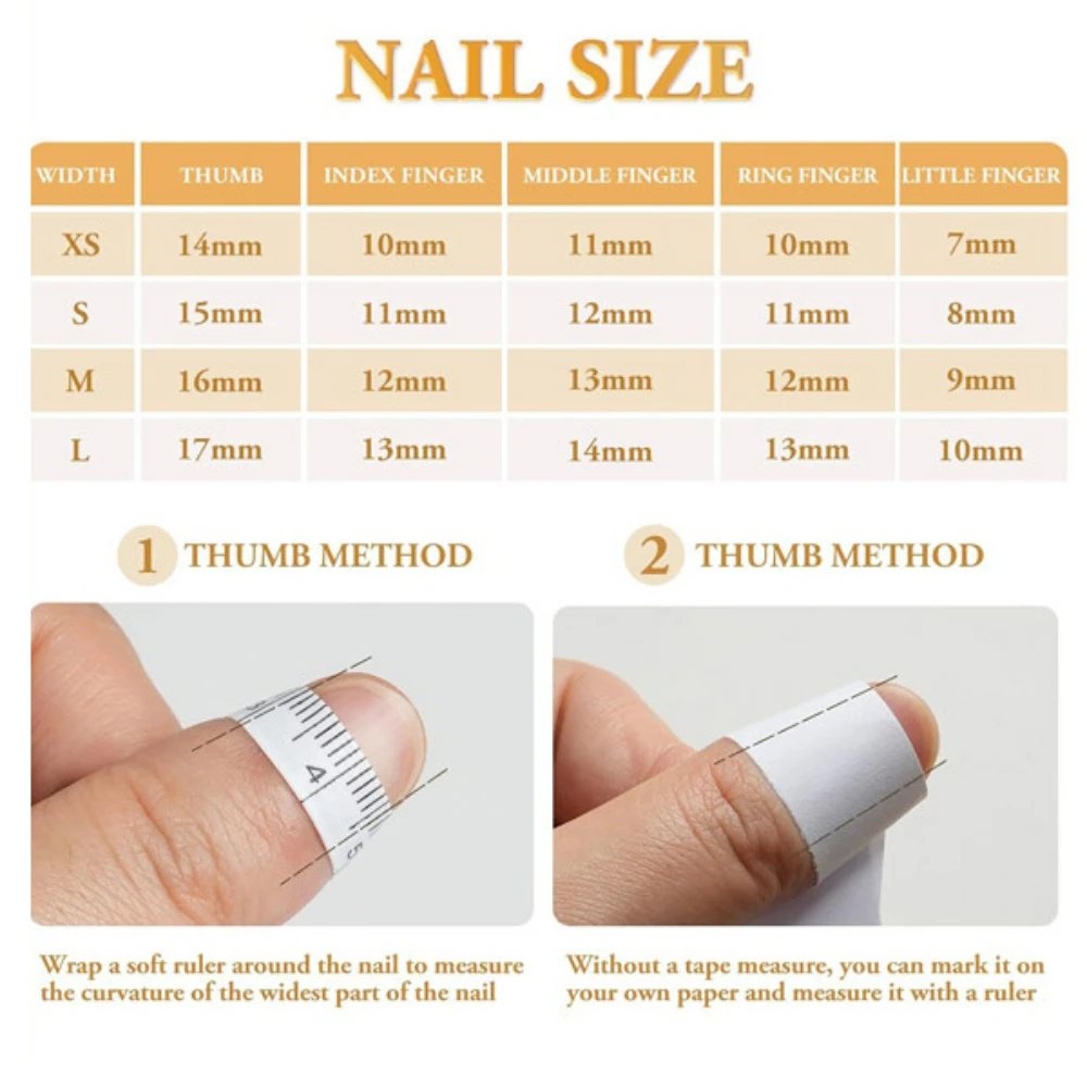 10Pcs Handmade Manicure Medium Almond Ballet Fake Nails Shell Limite Nails Press On Nails Design with Adhesive Nail File Set