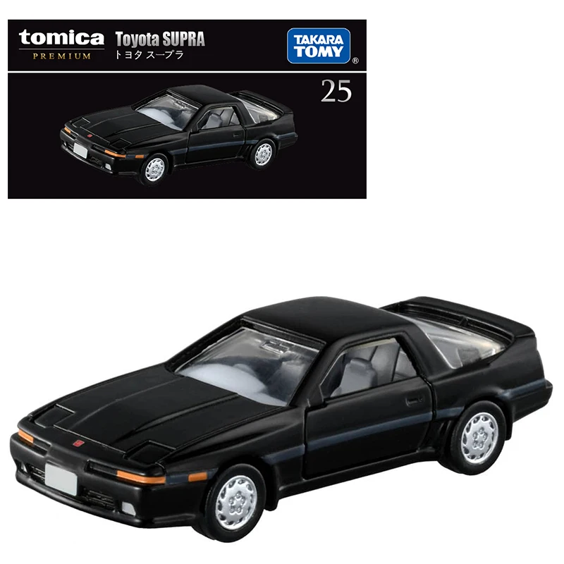 Takara Tomy Tomica Premium 25 Toyota Supra Car 1:64 Car Model Reproduction Series Children Christmas Gift Boys and Girls Toys