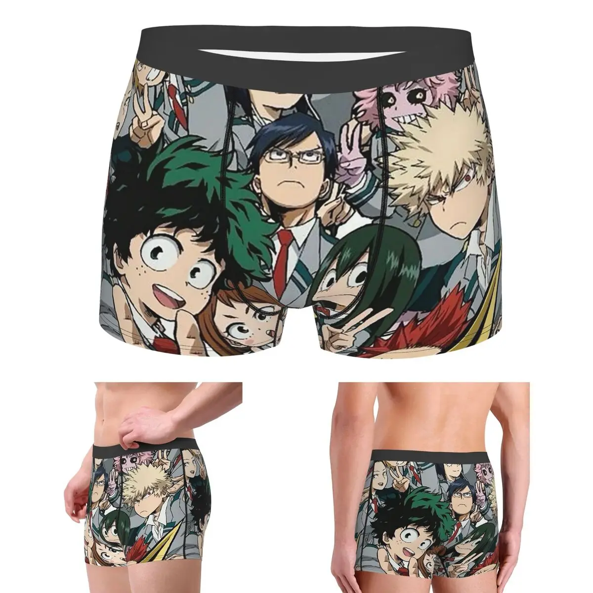

Трусы-боксеры, шорты My Hero Academia, мужские трусы, удобное нижнее белье для мужчин, подарки бойфренду