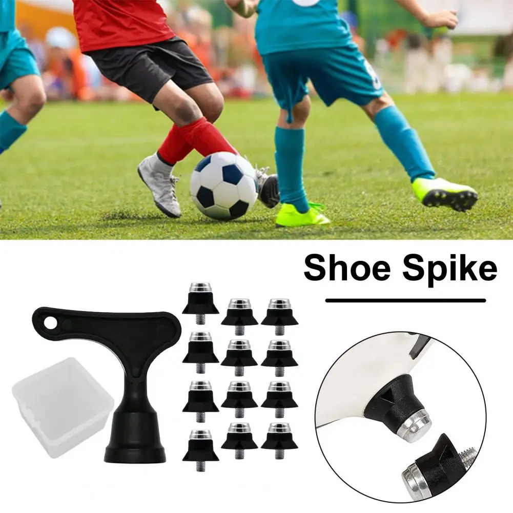 Standard 5mm Threaded Studs Aluminum Alloy Stainless Steel Track Spikes Set for Football Country Shoes Anti Slip for Soccer