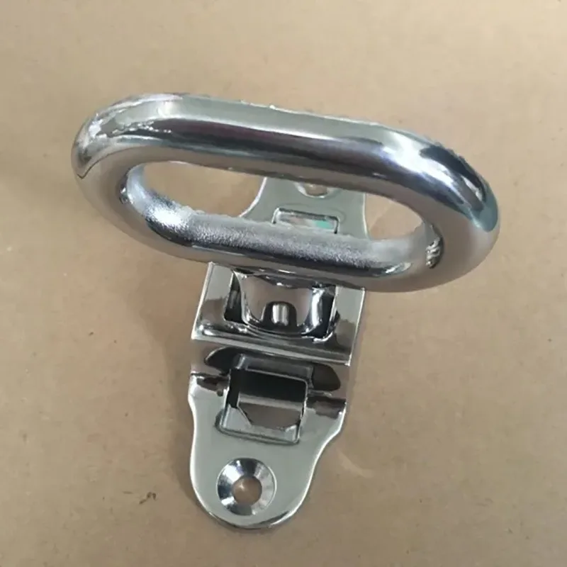 Stainless Steel Pointed Toe Rail Foot Step Center Mount Pedal for Boat Yacht Marine Deck Metal Fitting