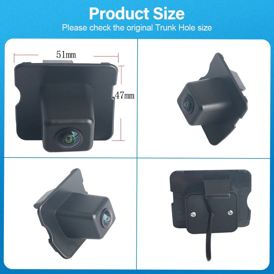 170° HD 1080P Car Rear View Camera for Mercedes Benz ML M W164 ML350 ML330 ML63 Night Vision Reverse Reversing 4 pin