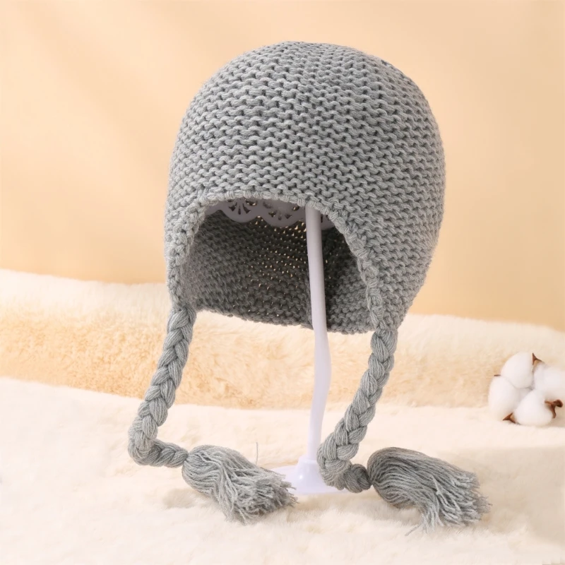 

Infant Knitted Hat Winter Warm Hat Baby Beanie Autumn Hat Newborns Headdress