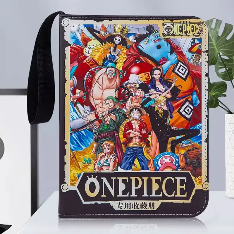 ONE PIECE Card Album Book High-capacity 9 Grid Holds 900 Pieces Binder Storage Zipper Book A Birthday Present