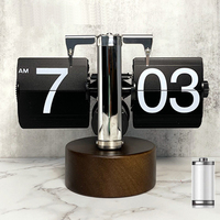 Automatically Flipping Clock with Time Page Turning.Full of Sense of Technology.For Home Decoration.Battery Included as Gift