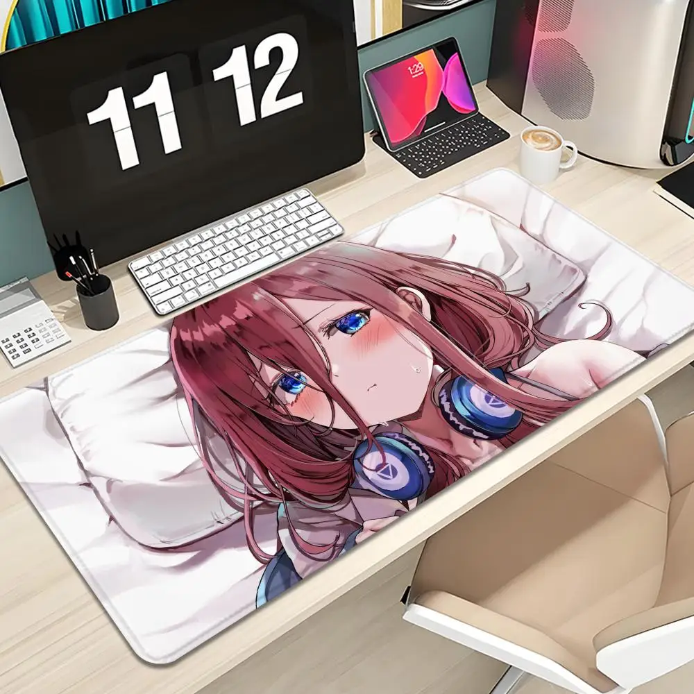 The Quintessential Quintuplets Mouse Pad Keyboard Mousepad large 600X300 mm Desk Mat Gaming High definition printing Table pad
