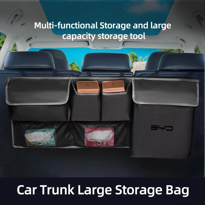 

Car accessories interior Waterproof Oxford Fabric Trunk Organizer For BYD F3 I3 F0 F6 S6 S8 E5 E6 S7 M6 Tang Song Qing Yuan Max