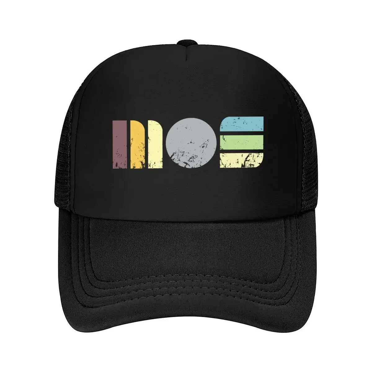 2026 Color Block Logo Minimalist - Inspired, Abstract Brand Art Design Mesh Baseball Cap