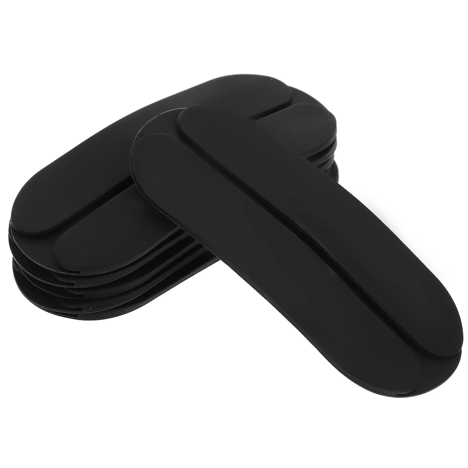 

6Pcs Silicone Shoulder Pads Mini Invisible Lightweight Shoulder Strap Cushions Non-Slip Push Up Pads for Women Black