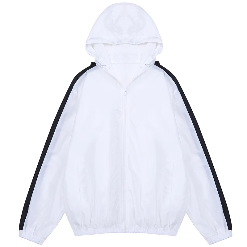 رقيقة جدا الصيف في الهواء الطلق الأبيض ملابس الحماية من الشمس طويلة Sve الشاطئ تنفس زوجين ملابس الرجال النساء وصول جديد