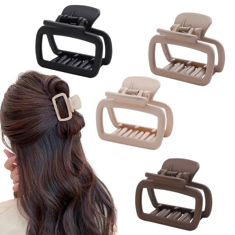 1/4 Stück Damenmode, elegante Haarspangen, quadratisch, leicht, Haarspangen für Haarstyling, Make-up, Haarklammern, Hai-Clips