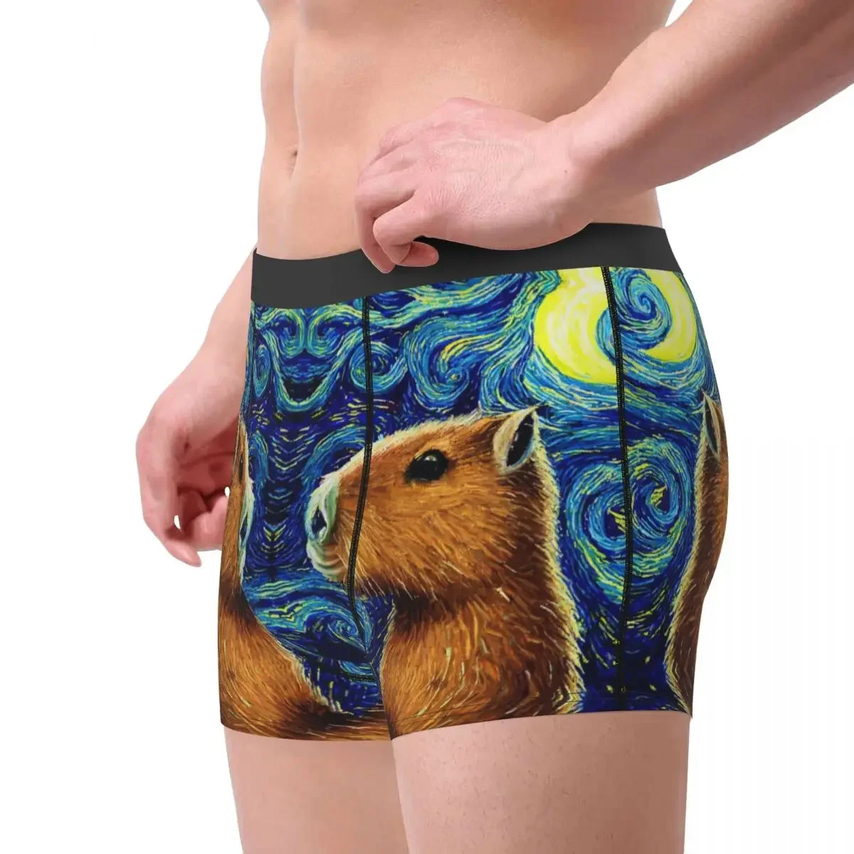 Cool Capybara Boxers Shorts Bragas Calzoncillos de hombre Calzoncillos elásticos Ropa interior