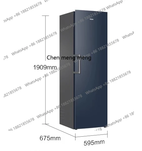 Z189 335 liters -30 ℃ double frequency conversion cryogenic air-cooled frost-free vertical freezer freezer refrigerator freezer