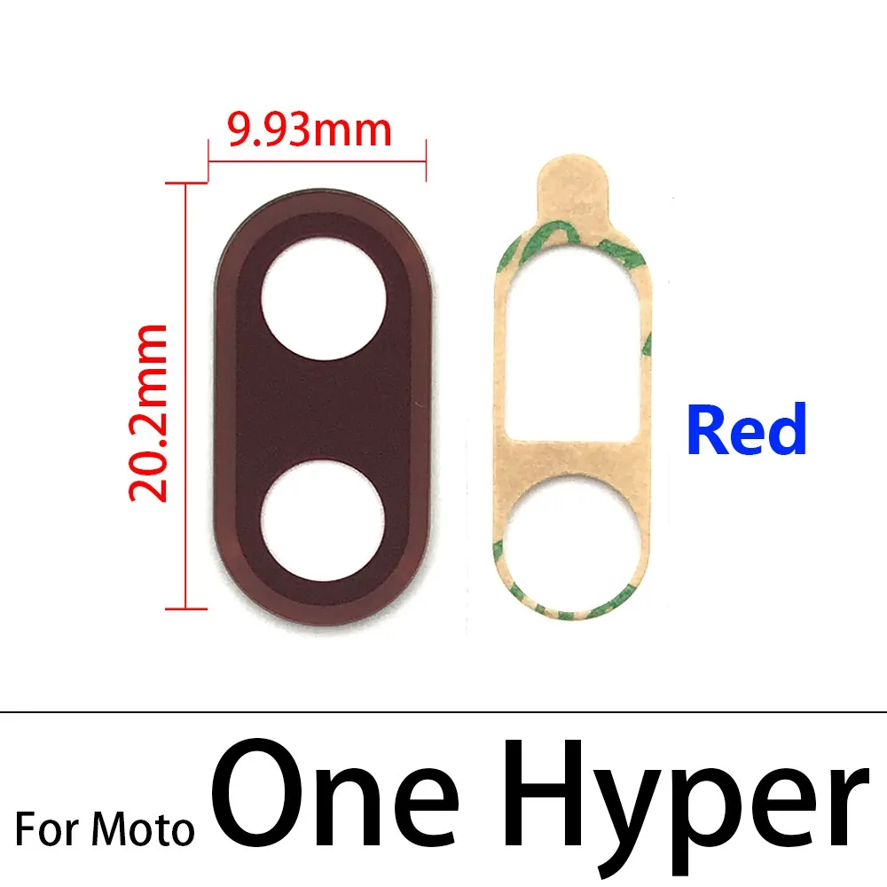 NEW Back Rear Camera Glass Lens Cover With Glue Adhesive For Motorola Moto One Hyper Fusion Plus Macro