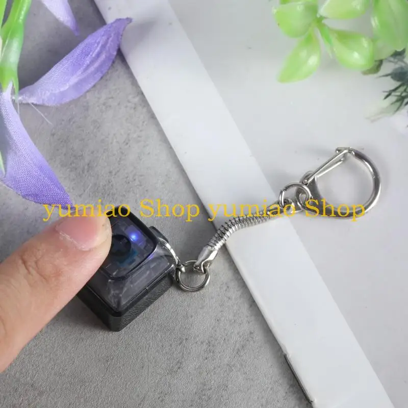 587B RGBs Backlit XDA Transparent Keycaps Tester Keyboards Switches Keychains Toy Switches Testing Tool for Stress Relief