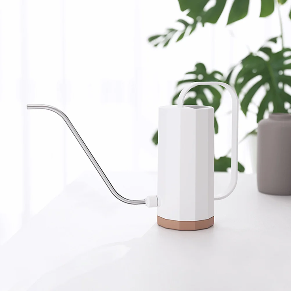 

1200Ml Plastic Watering Can Long Spout Garden Plant Waterer Nordic Style Portable Lightweight Home Balcony Tool For Succulents