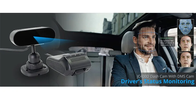 2025 JIMI JC400D JC170 AI Vision البث المباشر عن بعد تحليل سلوك القيادة بالفيديو 4G واي فاي هوت سبوت DMS داشكام كام السيارات داش كام