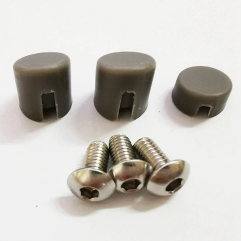 10Set Scooter Rear Back Fender Mudguard Screw Rubber Cap Screw Plug Cover For XIAOMI M365 Electric Scooter Parts(Gray) image 3