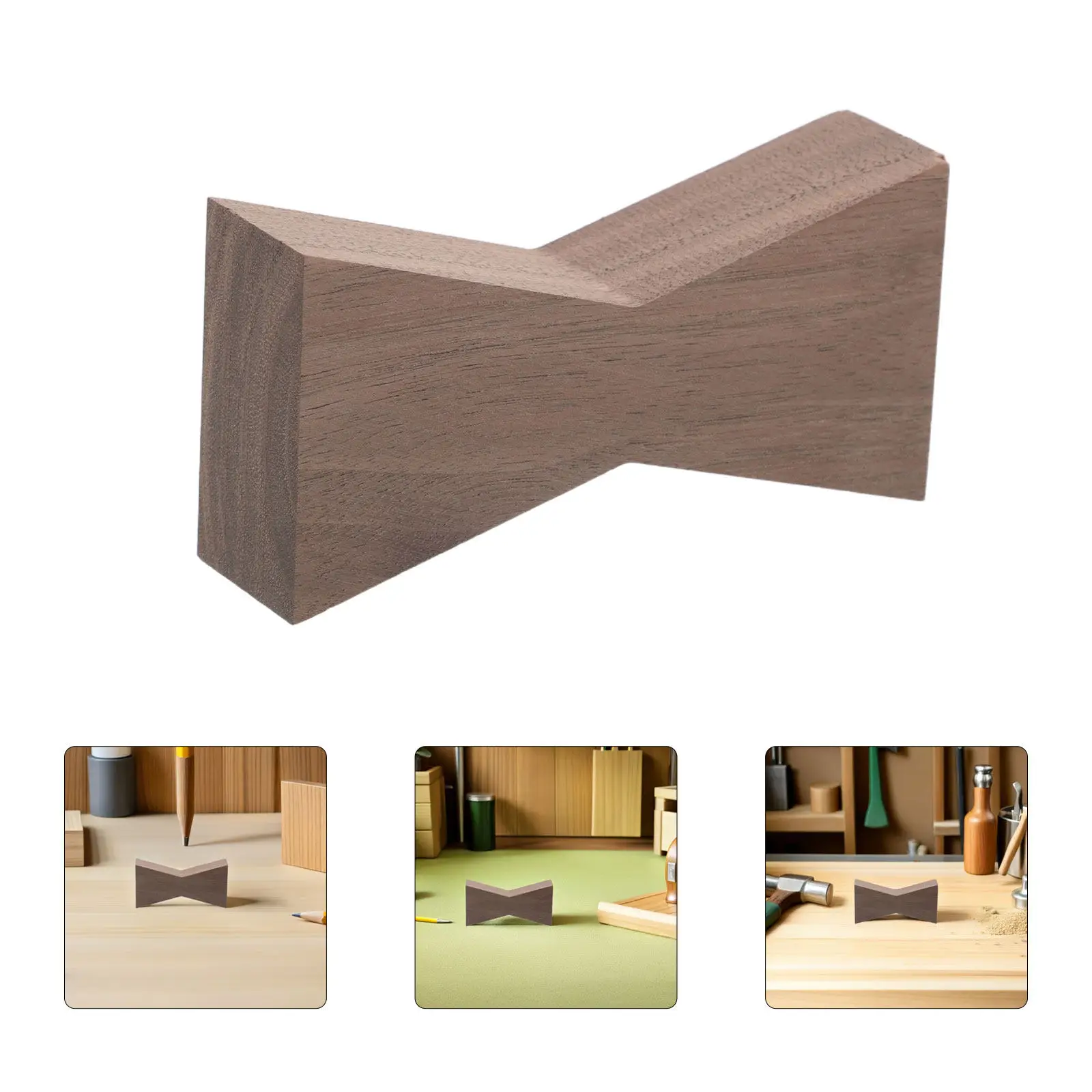 Wood Bow Tie Inlay Solid Wood Repair Kit Coffee Furniture Crack Repair Wooden Crack Plug Bowtie Inlay Woodworking Fix