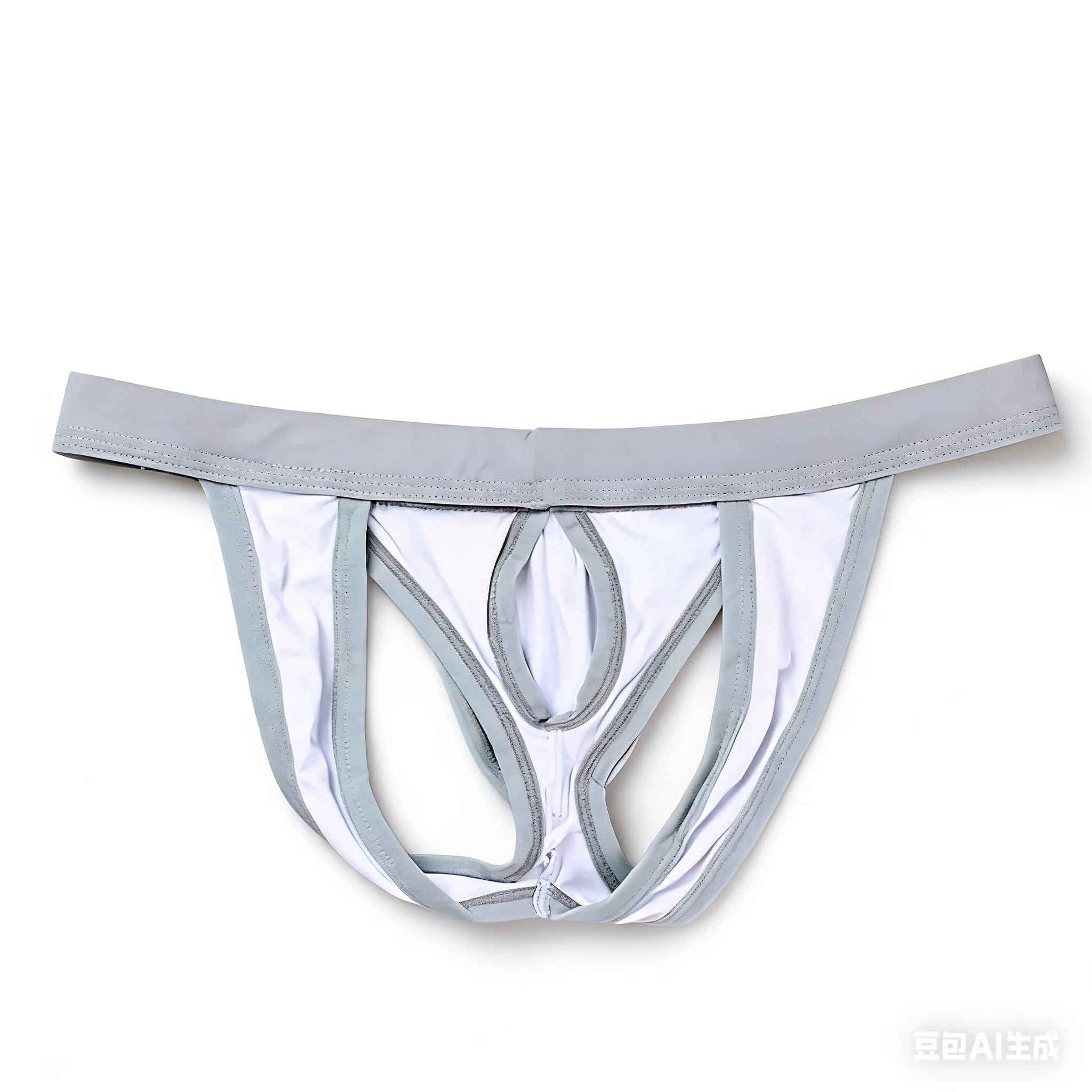 Men's Sexy Jockstrap Gays Erotic Low Waist U Convex Pouch Underwear Summer Ice Silk Elastic Quick Dry Homme Open Buttocks Thongs